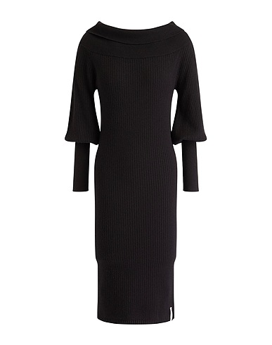 HINNOMINATE Sheath dress Black 52% Viscose, 26% Polyester, 22% Polyamide