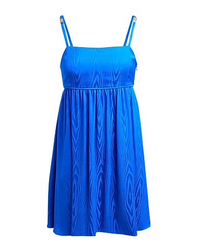 BOUTIQUE MOSCHINO Short dress Bright blue 100% Viscose