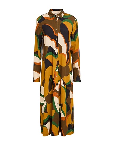 SIYU Midi dress Mustard 95% Viscose, 5% Elastane
