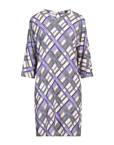 SIYU Vestito corto Viola 95% Viscosa, 5% Elastan