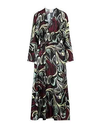 ALYSI Long dress Black 100% Silk