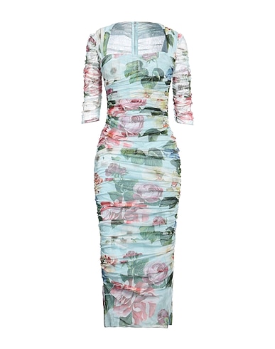 DOLCE&GABBANA Kleid für besondere Anlässe Himmelblau 100% Baumwolle
