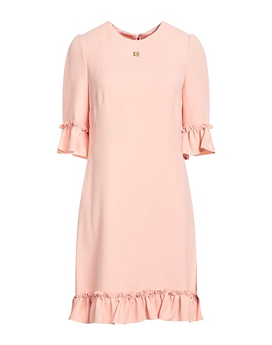 DOLCE&GABBANA Short dress Pink 51% Viscose, 46% Acetate, 3% Elastane