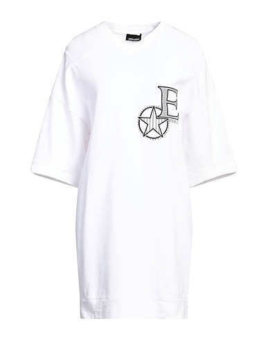 ERMANNO DI ERMANNO SCERVINO Short dress White 95% Cotton, 5% Elastane