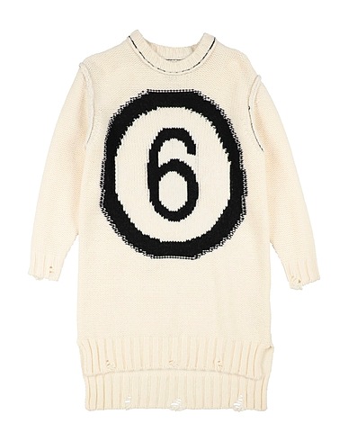 MM6 MAISON MARGIELA Dress White 80% Wool, 20% Polyamide
