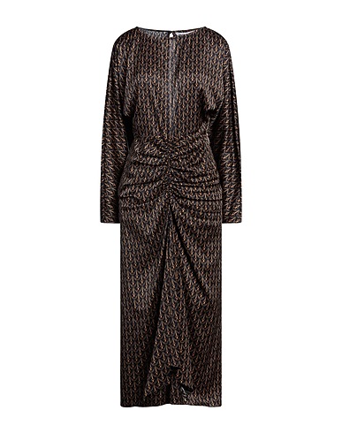 VERONICA BEARD Long dress Midnight blue 97% Polyester, 3% Elastane
