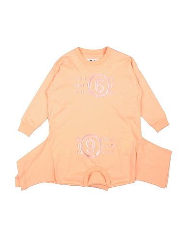MM6 MAISON MARGIELA Kleid Pfirsich 100% Baumwolle