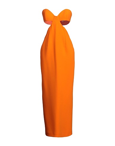 NEW ARRIVALS Long dress Orange 100% PES - Polyethersulfone
