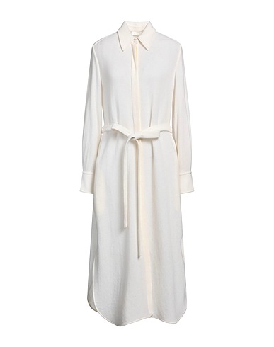 CHLOÉ Midi dress Ivory 50% Virgin Wool, 50% Cashmere