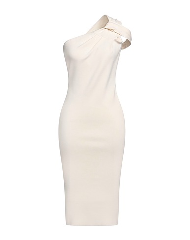 TOM FORD Midi dress Cream 58% Virgin Wool, 25% Silk, 17% Polyamide
