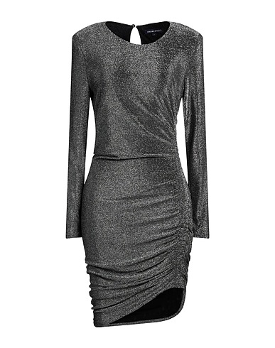 VERONICA BEARD Sheath dress Silver 70% Polyamide, 25% Metal, 5% Elastane