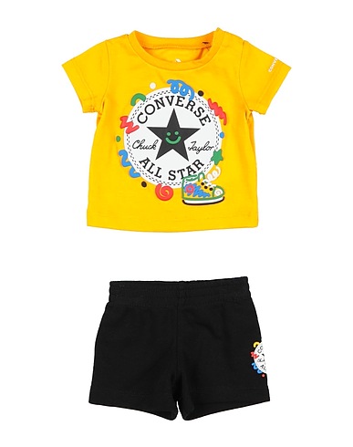 CONVERSE Babykleidung-Set  CNVB SQUIGGLE S/S TEE+FT SHORT
 Ringelblume 60% Baumwolle, 40% Polyester
