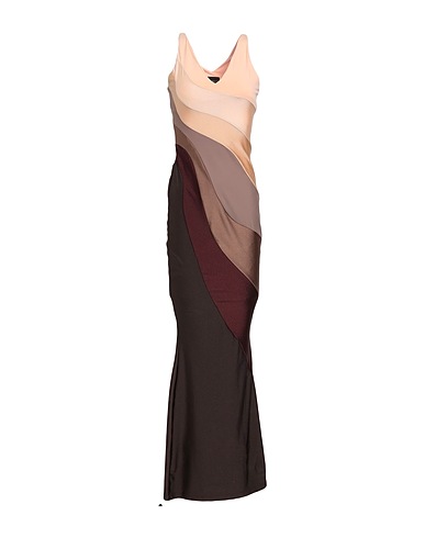 WEINSANTO Long dress Sand 87% Polyamide, 13% Textile fibres