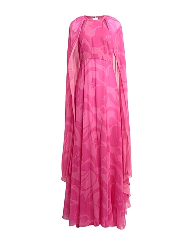 ETRO Long dress Fuchsia 100% Silk
