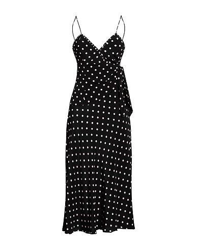 ALESSANDRA RICH Midi dress Black 100% Silk