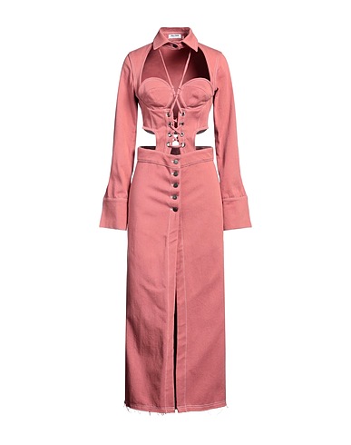 JULFER Denim dress Antique rose 100% Cotton