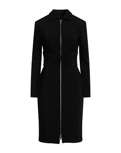 PINKO Midi dress Black 50% Viscose, 42% Polyamide, 8% Elastane