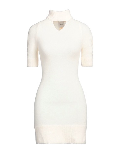 PATOU Knit dress Ivory 68% Alpaca wool, 30% Polyamide, 2% Elastane