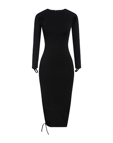 ANDREĀDAMO Sheath dress NERO 72% Polyamide, 28% Elastane
