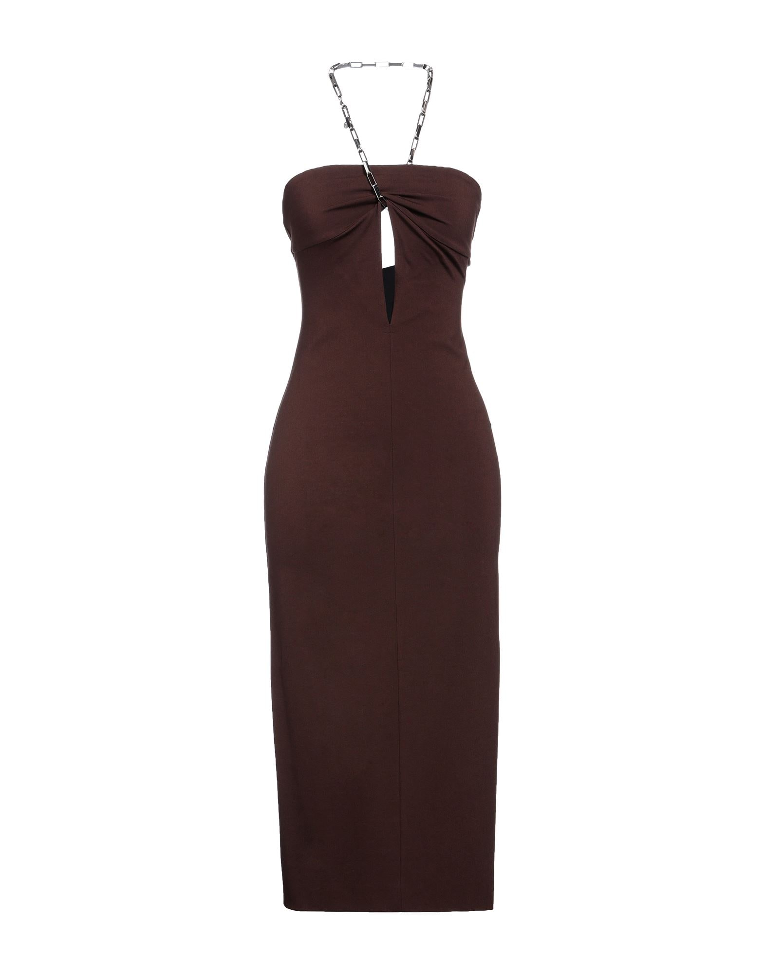 THE ATTICO | Dark green Women's Long Dress | YOOX