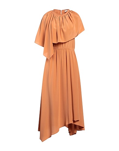 ULLA JOHNSON Vestito estivo Cammello 100% Seta