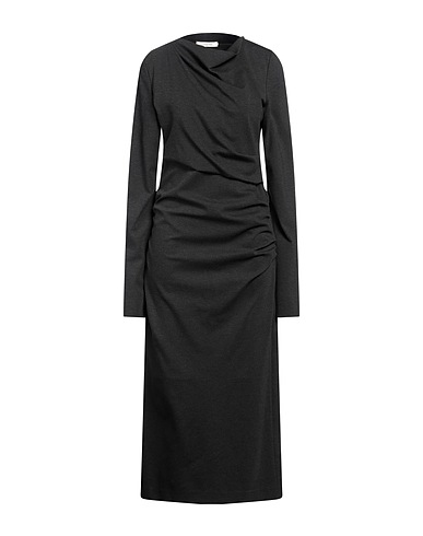 DOROTHEE SCHUMACHER Long dress ANTRACITE 62% Viscose, 32% Polyamide, 6% Elastane