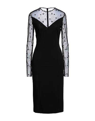 GIVENCHY Midi dress Black 83% Viscose, 12% Polyamide, 5% Elastane