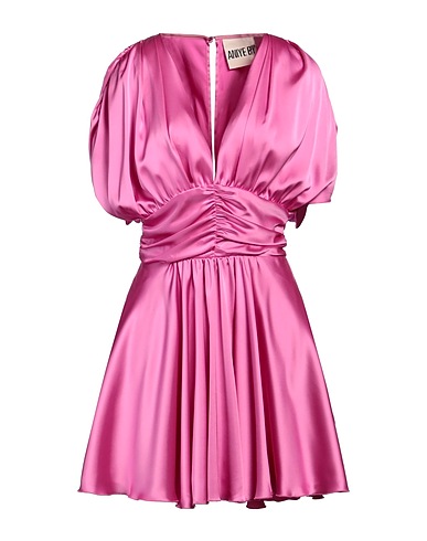ANIYE BY Pleated dress Pink 100% Polyester