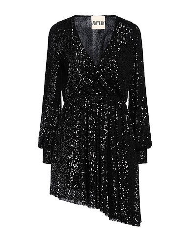 ANIYE BY Sequin dress Black 98% Polyester, 2% Elastane