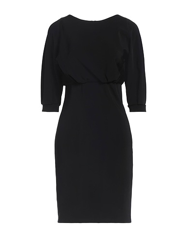 PINKO Short dress NERO 50% Viscose, 42% Polyamide, 8% Elastane