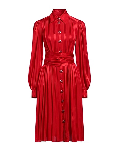 DOLCE&GABBANA Midi dress Red 100% Silk