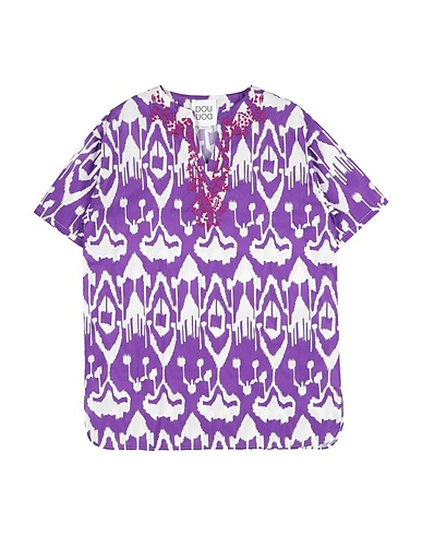 DOUUOD Dress Purple 100% Cotton, Polyester