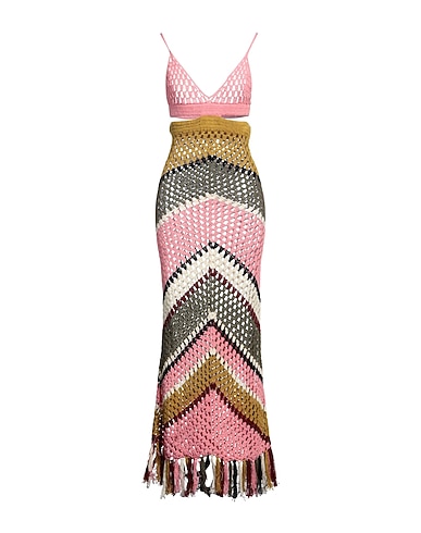 DODO BAR OR Long dress Pink 100% Cotton