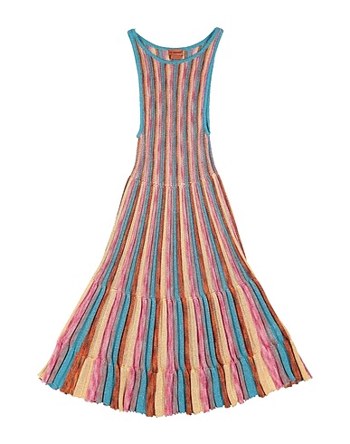 MISSONI KIDS Dress Pink 86% Acetate, 8% Metallic Polyester, 6% Polyamide