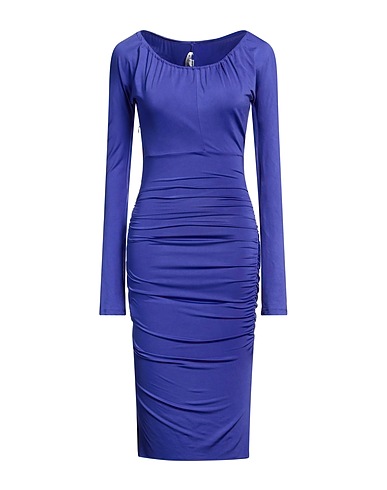 VICTORIA BECKHAM Midi dress Purple 94% Polyester, 6% Elastane