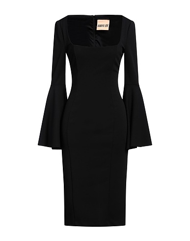 ANIYE BY Midi dress Black 95% Polyester, 5% Elastane
