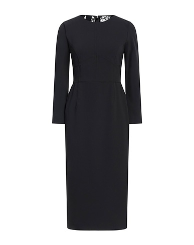 PINKO Midi dress Black 96% Polyester, 4% Elastane, Cotton, Polyamide