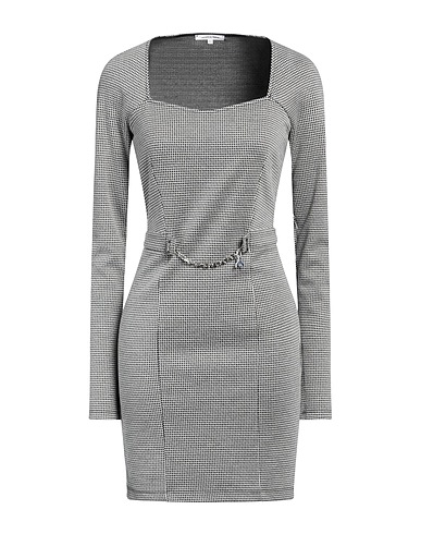PATRIZIA PEPE Sheath dress Black 50% Polyester, 48% Viscose, 2% Elastane