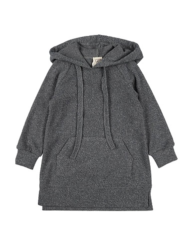 CAFFÉ D'ORZO Dress Grey 86% Polyester, 10% Viscose, 4% Elastane