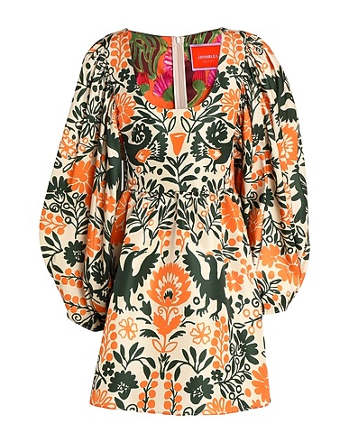 LA DOUBLE J Short dress Mustard 100% Polyester