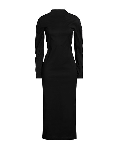 ALAÏA Midi dress Black 60% Viscose, 33% Polyamide, 7% Elastane