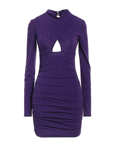ANIYE BY Sheath dress Purple 96% Polyester, 4% Elastane