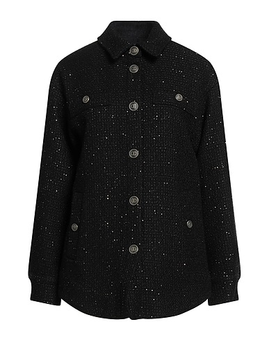 TWINSET Shirts Charcoal 70% Polyester, 30% Wool