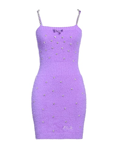 PHILOSOPHY di LORENZO SERAFINI Sheath dress Purple 100% Polyamide, Elastane