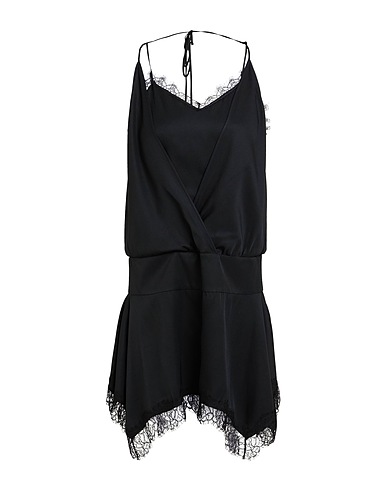 MOSCHINO JEANS Short dress Black 70% Acetate, 30% Silk, Polyester, Polyamide