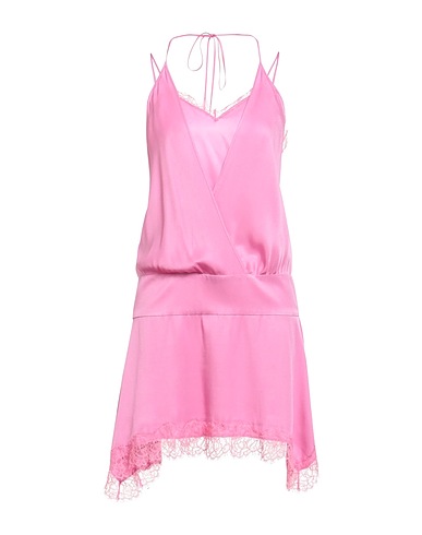 MOSCHINO JEANS Short dress Pink 70% Acetate, 30% Silk, Polyester, Polyamide
