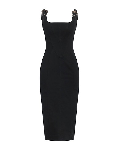 VERSACE JEANS COUTURE Denim dress Black 98% Cotton, 2% Elastane