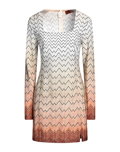 MISSONI Tubino Arancione 50% Poliestere, 41% Viscosa, 9% Cupro