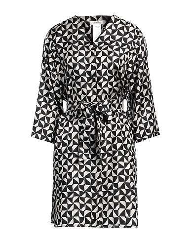 'S MAX MARA シュミーズドレス ブラック シルク 100%
