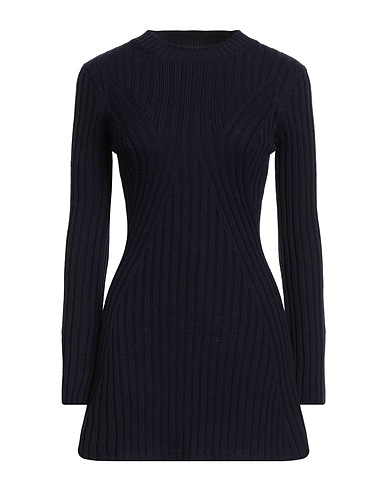 JUCCA Vestito corto Blu notte 100% Lana Vergine